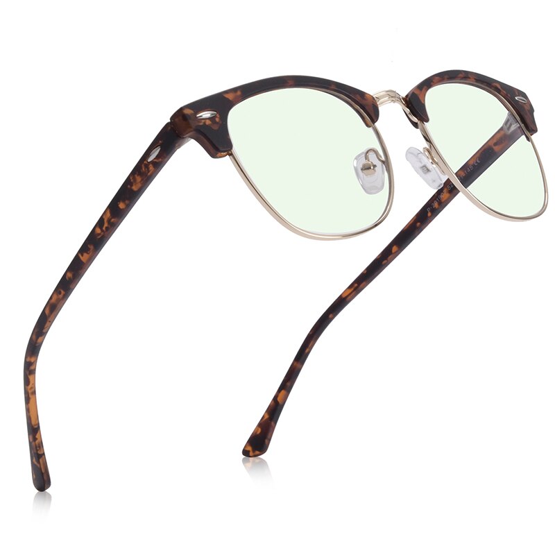 AOFLY Anti Blue Light Glasses Men Retro Square Frame Brand Computer Glasses Women Harmful light Blocking Eyewear Male: C3Leopard