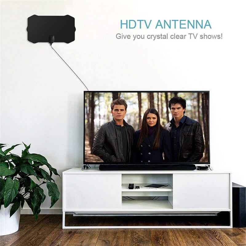 20 DBi Indoor HD Signal Amplifier Digital TV Antenna HDTV 50 Miles Long Range Hq 1080p Hdtv Antenna