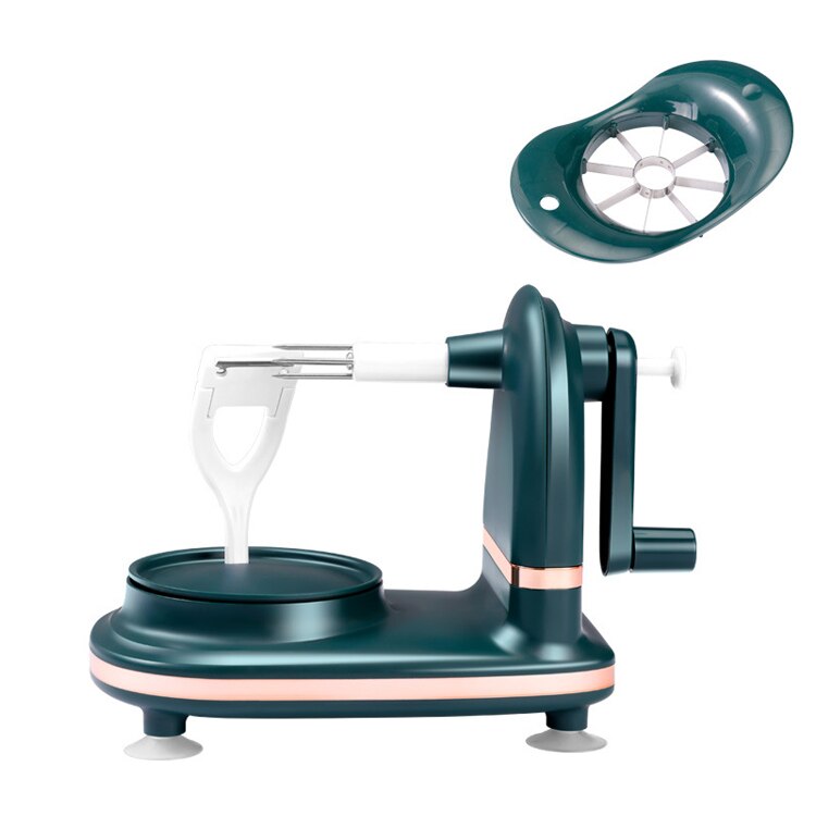 Hand-cranked Apple Peeler Household Stainless Steel Fruit Peeler Multifunctional Rotary Fruit Peeled Kitchen Cutter Tool: A