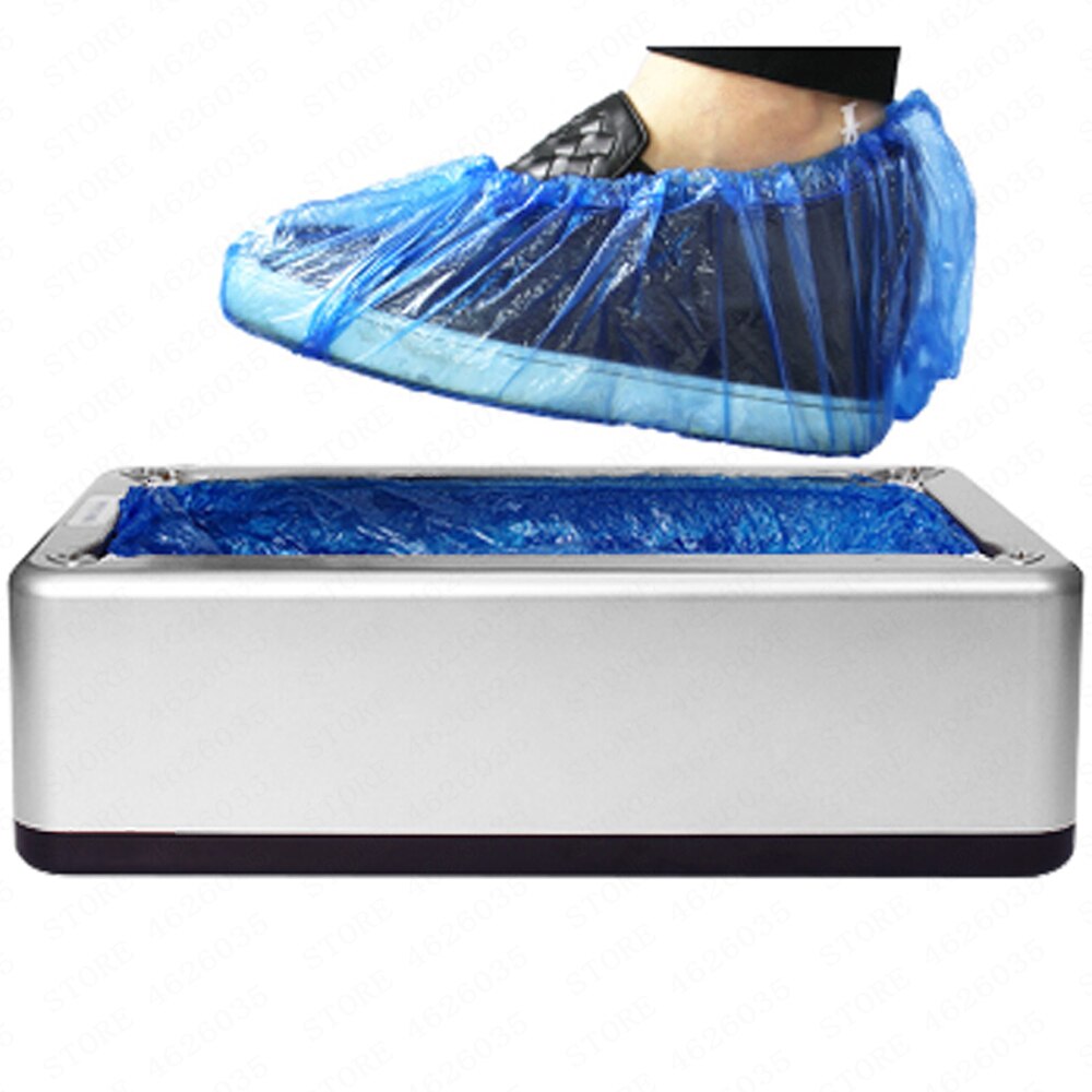 Automatic Shoe Cover Machine Intelligent Shoe Sleeve Tool Disposable Foot Cover Machine Shoe Film Device with cover*100pc