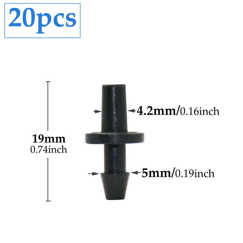 2L 4L 8L Irrigation Drippers Fitting 2/4-way Arrow Dropper Connector Cross Water Splitter Emitter Micro Drip Irrigation System: Yellow