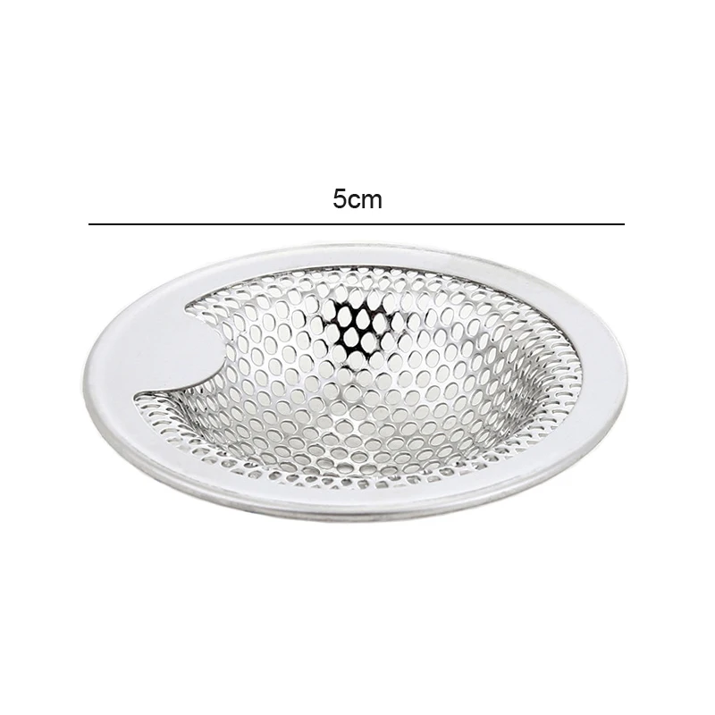 Küche Waschbecken Filter Mesh Edelstahl Waschbecken Sieb Anti-Blocking Badezimmer Bodenabläufe Haar Catcher Stopper Waschbecken Zubehör