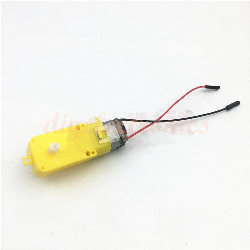 DC 3V-9V Double Shaft DC Gear Motor With DuPont Male Female Line Electric Motor With For Arduino Robot Smart Car Toys DIY Model