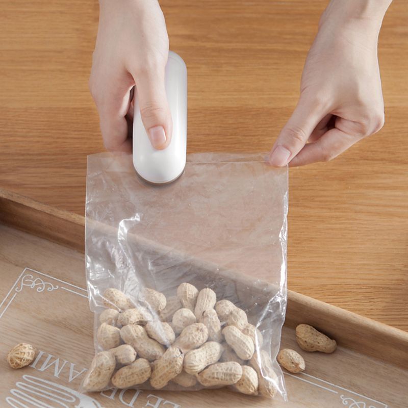 Bærbar varme mini plastikpose impluse sealer madpakning håndholdt multifunktion nem betjening forseglingsmaskine værktøj