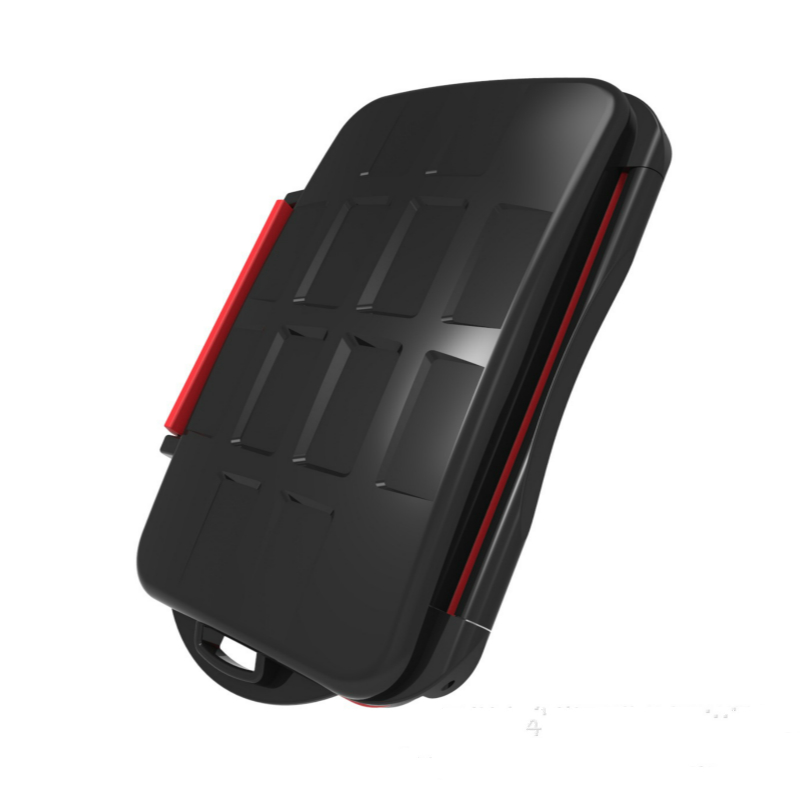 Memory Card Case Holder for 4 CF 8 SD Card SDXC MSPD XD 12 TF T-Flash Storage Box Waterproof Anti-shock Protector Case