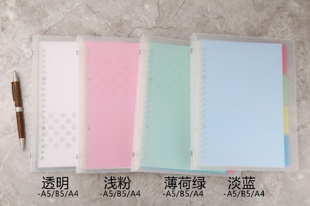 Princess Light Color Loose-leaf Pages A4 B5 A5 Handbook In The Index Page Inside The Page Binder