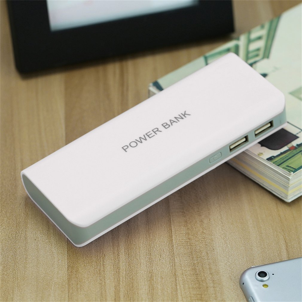 13000 mah powerbank-gehäuse, externe akkus, tragbarer handy-backup-akku mit zwei usb-schnittstellen, tragbare powerbank