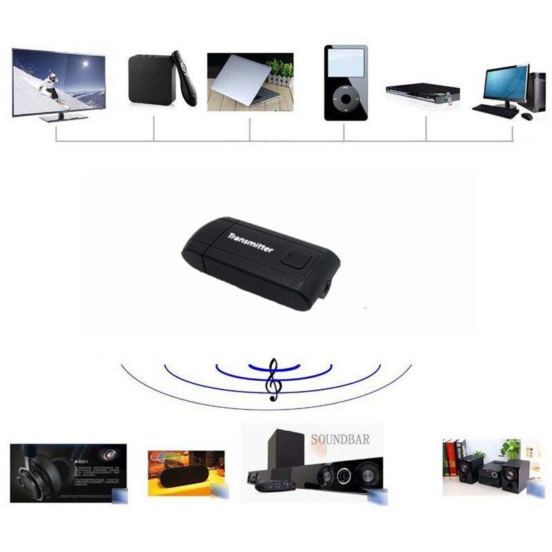 Wireless Bluetooth Transmitter For TV PC Phone Y1X2 Stereo Audio Music Adapter Bluetooth 4.0 Transmitter USB Powered