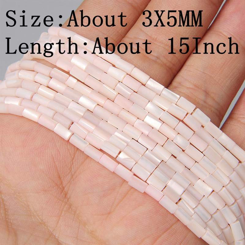 Natuursteen Schelp Kralen Charme Roze Losjes Spacer Kralen Geverfd Parelmoer Schelp Kraal voor DIY Armbanden Oorbellen Kettingen