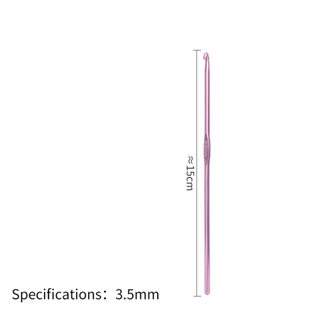 5pcs 2mm-10mm Sewing Needles Aluminium Crochet Hooks Needles Knit Weave Craft Yarn Sewing Tools Crochet Hooks Knitting Needles: Light Grey