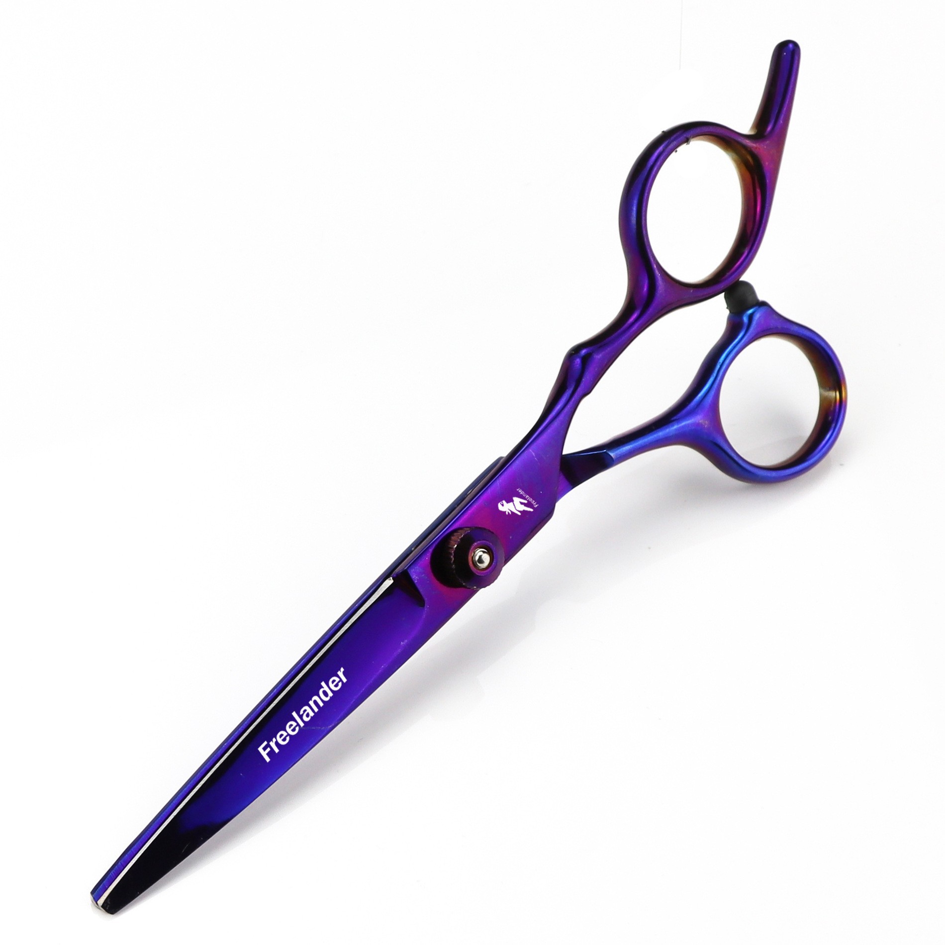 6 Inch Hair Scissors Thinning Barber Cutting Hair Shears Scissor Tools Stainless Steel Hairdressing Scissors 1PC: black