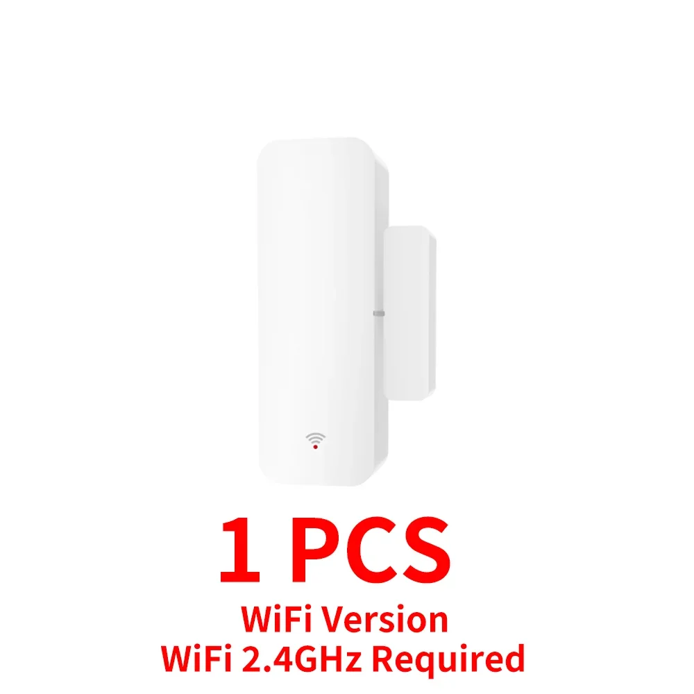 Tuya Zigbee WiFi Deur Raam Sensor Contactsensor Voor Smart Home APP Afstandsbediening Compatibel met Alexa Google Assistant: Bundle1