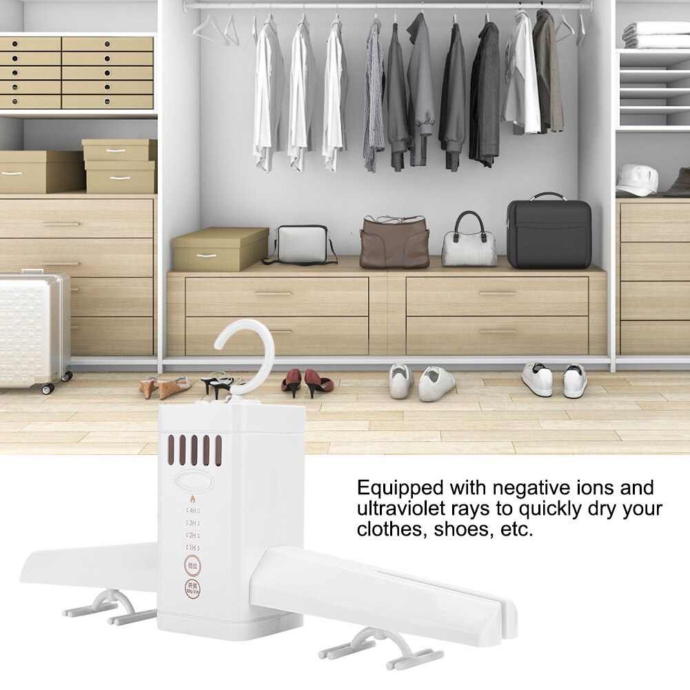 Household Portable Foldable Electric Clothes Drying Machine Travel Clothes Dryer US Plug 110-220V