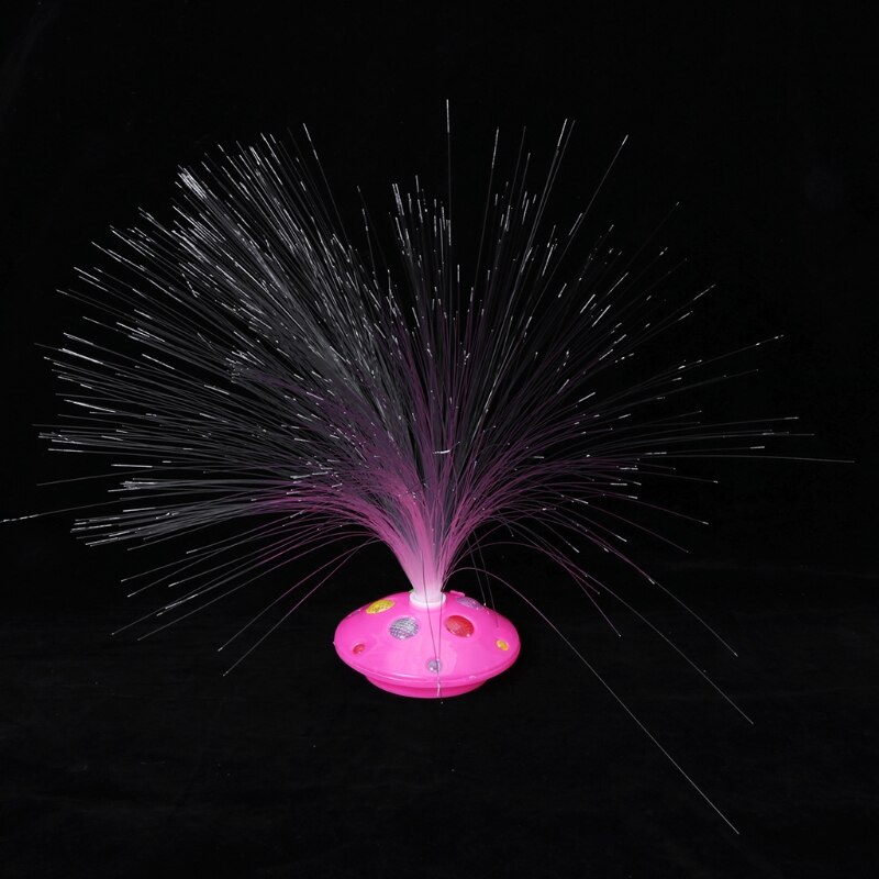 Glasvezel licht kleurrijke led feestlamp nacht batterij huisdecoratie bruiloft  y4ud