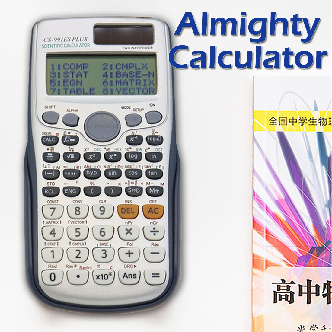 Doble potencia de Calculadora científica multifunción con 417 funciones, Doble potencia, Calculadora Cientifica para estudiantes, para exámenes