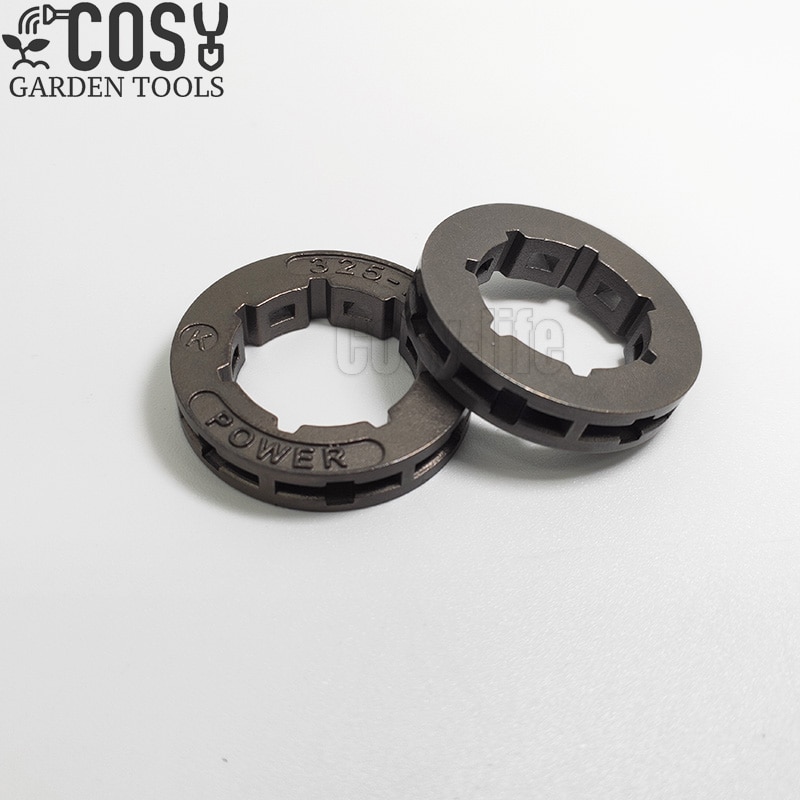 2Pcs Werkzeug Teile Metall Kettensäge Ersatzteil Kettenrad Rand Power Mate.325-7T Für kettensäge Ersatz