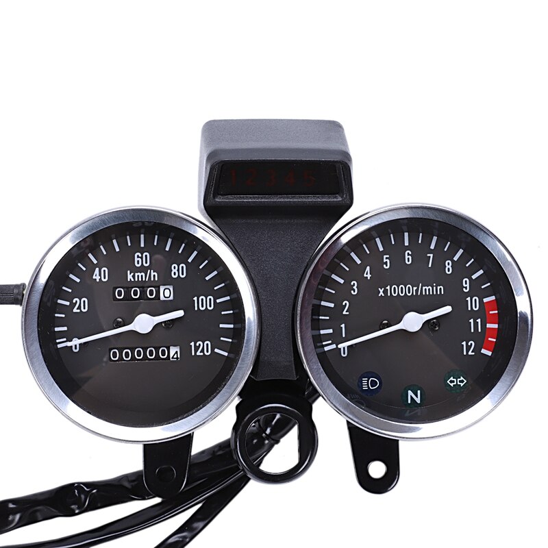 Førte motorcykel modificeret tilbehør speedometer kilometertæller omdrejningstæller til suzuki  gn125