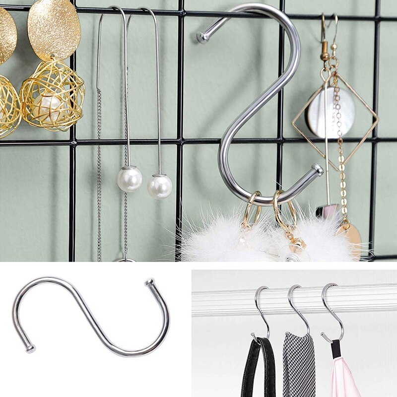 Grid Photo Wall, Set of 2, 25.6 inch x 17.7 inch, Photo Display Wall, Metal Mesh Wall Decor, Multifunctional Hanging Picture Wal