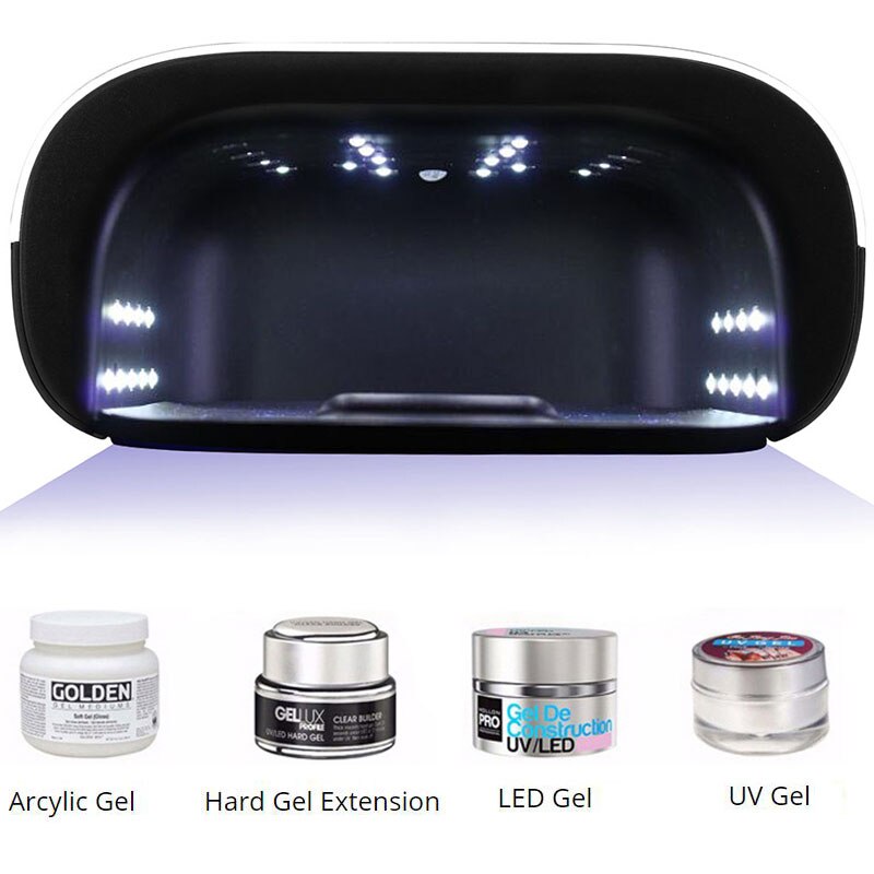 SUN3 Nail Dryer Smart 2.0 48W UV LED Lamp Nail with Smart Timer Memory Invisible Digital Timer Display Nail Drying Machine