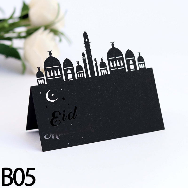Eid Mubarak Banner – Ramadan Dekoration, 5,1x7 Zoll, Aus Festem Kartonpapier, Für Partys & Fotos