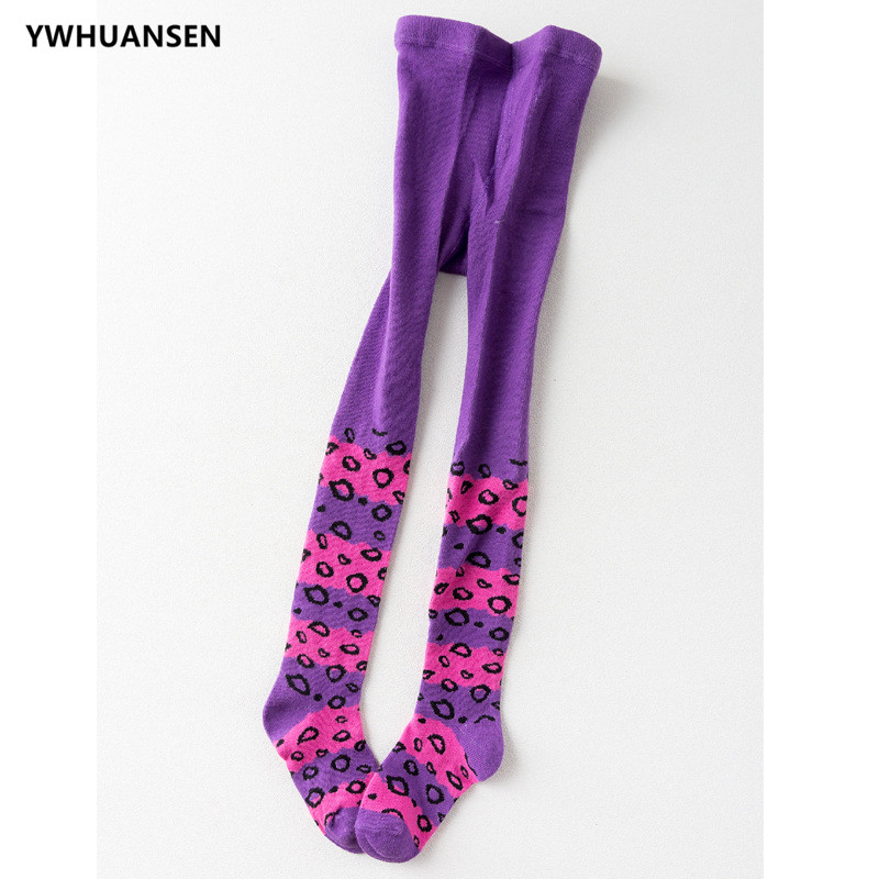 YWHUANSEN Children's Tights Rhombus Pattern Stockings For Girls Boy Cotton Pantyhose Kids Patterned Collant Enfant