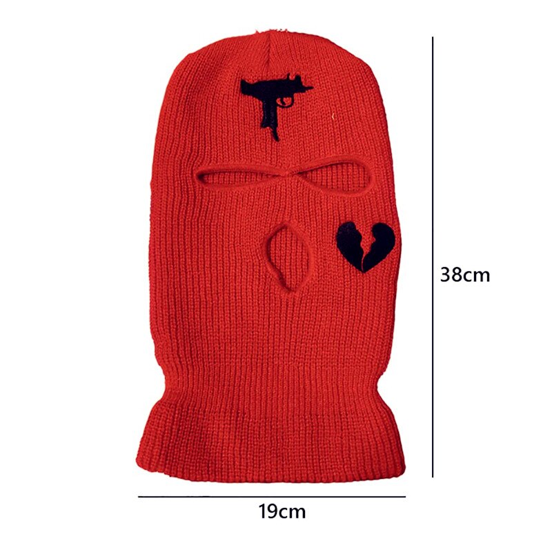 Passamontagna per casco da motociclista Bandana da uomo nera antivento moto Scooter maschera da sci a maglia calda cappello invernale copricapo sciarpa maschera