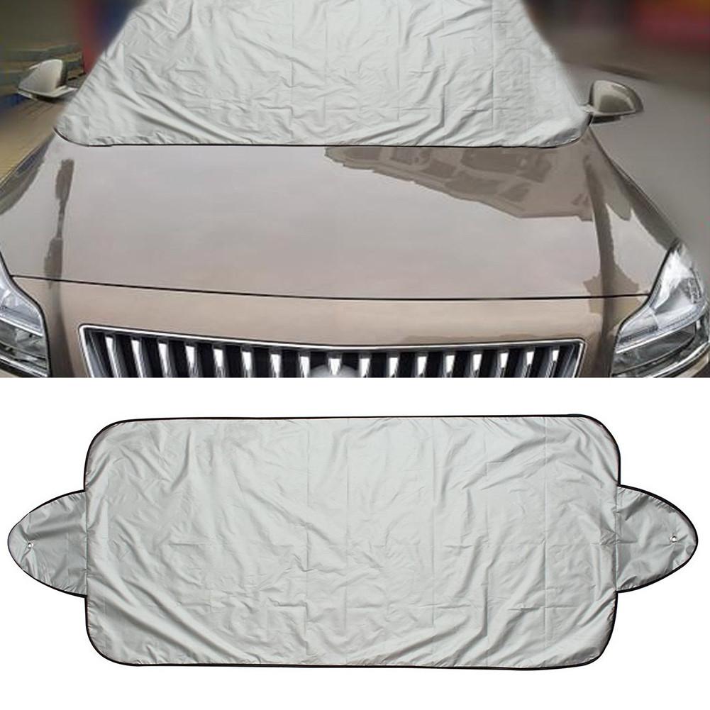 Auto Voorruit Cover Auto Schaduw Auto Voorruit Cover Zilver Doek Auto Sneeuw Blok Winter Zon En Sneeuw Shield Cover