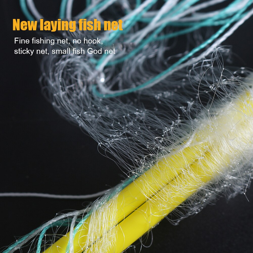 Portable Fishing Mesh Fishing Cage Net Hook Free Outdoor Casting Network Carp Netting Fishnet Tackle Tool Fishing Accessories