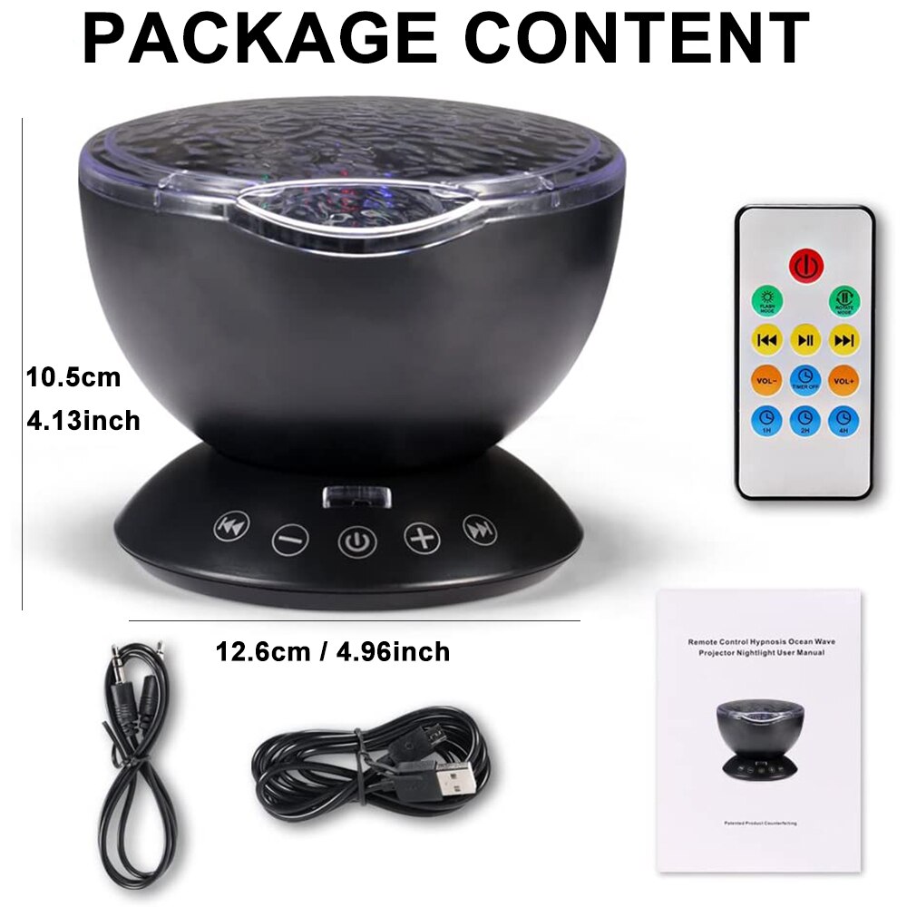 Usb Led Star Night Light Music Starry Water Wave Led Projector Licht Bluetooth Projector Sound-Activated Projector Licht Decor