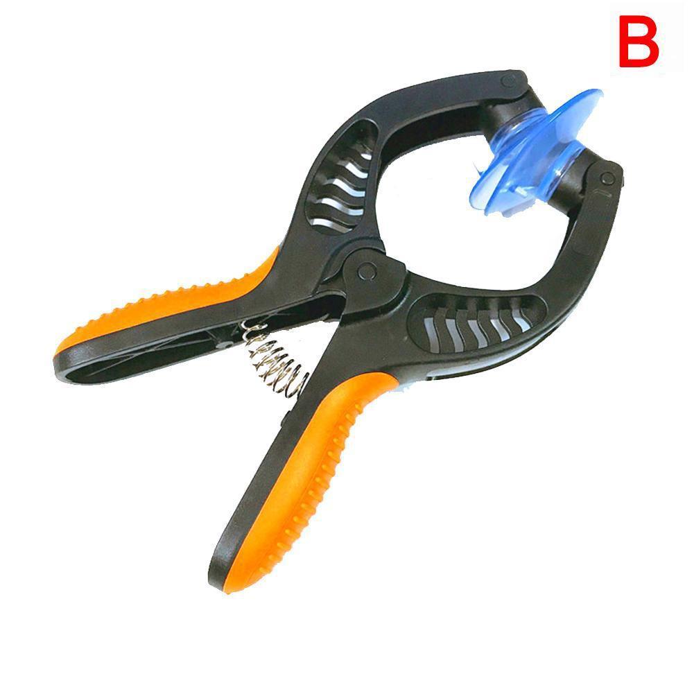 Alicate otário com ventosa do telefone móvel lcd tela de abertura reparação desmontagem ferramenta diy para iphone ferramentas manuais rep c4p8: orange