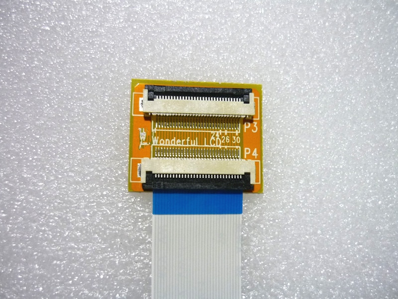 30 -pins  to 30- pins 0.5mm- connector adapter met verlengkabel ffc verlengsnoer