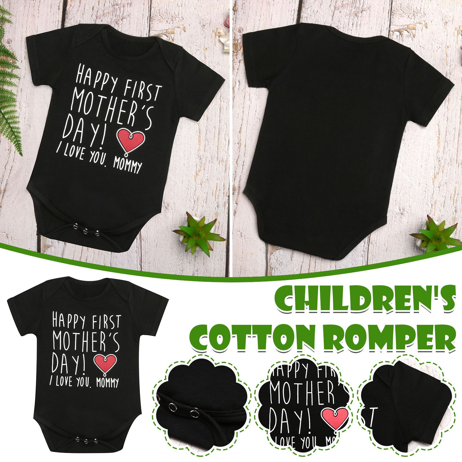 Babykleidung, kleinkinder-strampler, freundlicher-strampler, alles gute zum ersten muttertag, ich liebe dich, neugeborenen-bodys, mädchen-jungen-Karosserie, Baby-Karosserie