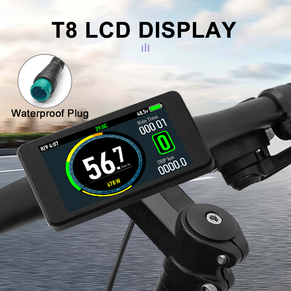 Electric Bike S866 Display S900 UKC1 M3 M5 LCD Panel Screen with SM/Waterproof Plug Matching JN controller Bicycle Accessories