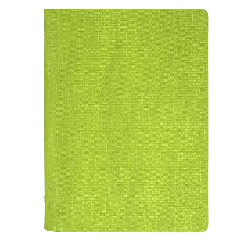 A5 Padfolio Clipboard Folder Card Holder Business Leather Organizer School Office Organizer 6 Ring Binder Manager Writing Pads