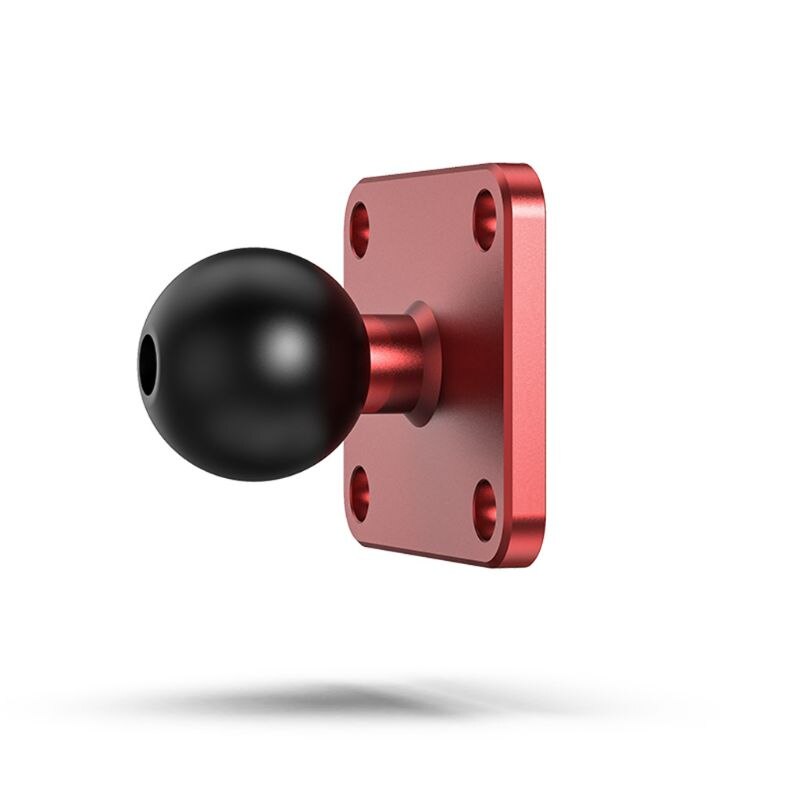 Aluminium Legierung Platz Montage Basis mit 1 Zoll Ball Kopf Halterung für Zumo 400/450/500/550/660 Reiter GPS für Motorrad Fahrrad