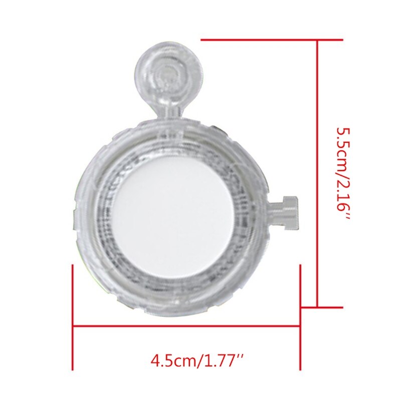 Fish Tank CO2 Diffuser Bubble High Solubility Ceramic Diffuser Disc Air Refiner CO2 Atomizer Reactor for Aquatic Plant Aquarium