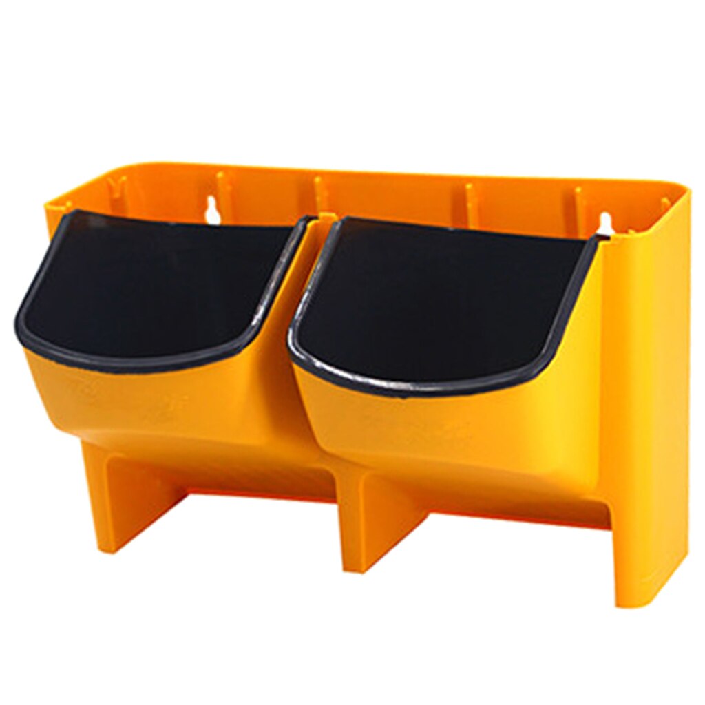 4 Colors Self Watering Planter Outdoor Vertical Garden Wall Hanging Plant Flower Pot Plastic Hanging Pots: Yellow