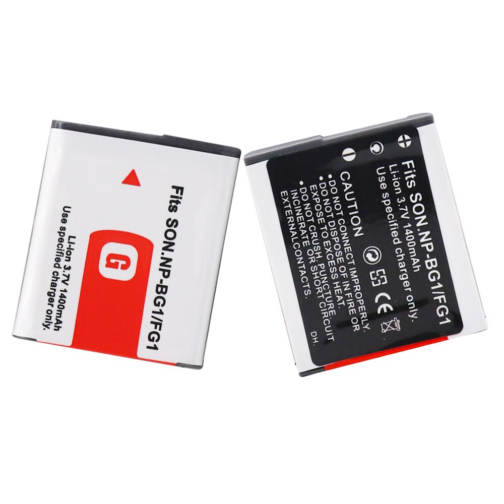 1400 mah np -bg1 np-fg1 npbg 1 npfg 1 oppladbart li-ion digitalkamera batteri til sony dsc  h3 h5 h7 w70 w80 wx1 np bg1 fg1