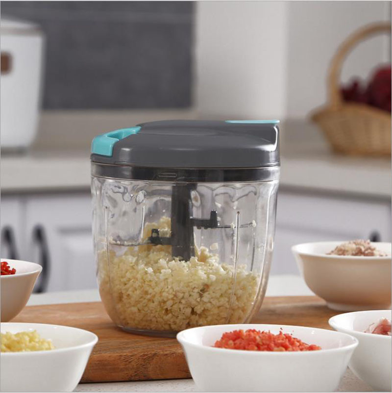 900ml fleischwolf haushalt manuelle Rührgerät knödel füllung maschine haushalt Hand-schneiden pfeffer kleine verdrehte gericht artefakt