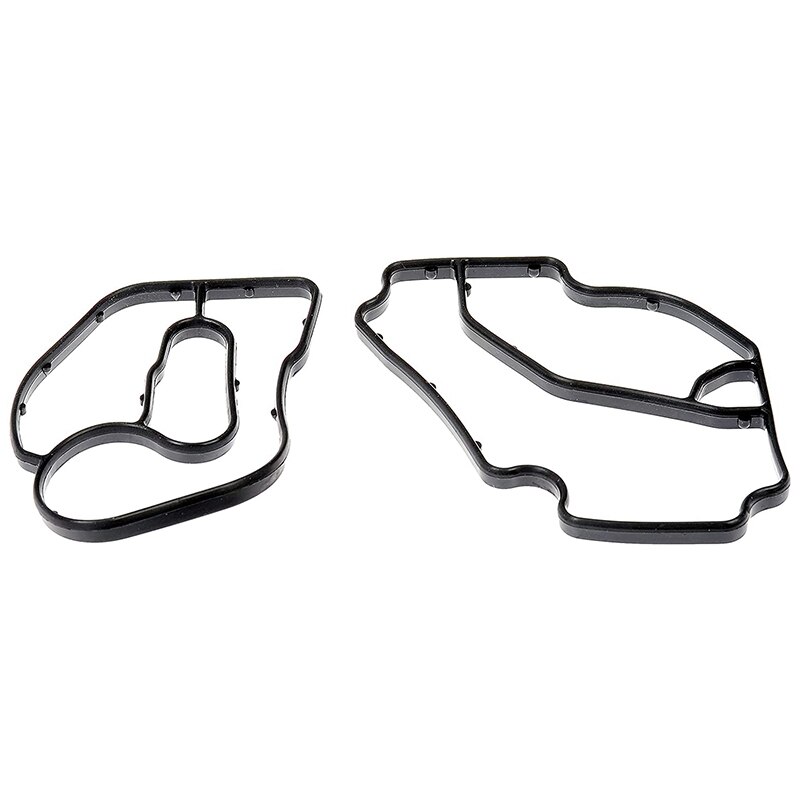 Junta de carcasa de filtro de aceite de goma negra, compatible con Mercedes Benz ML320, ML350, R320, Dodge Sprinter, 6421840080, 6421801410, 2 uds.