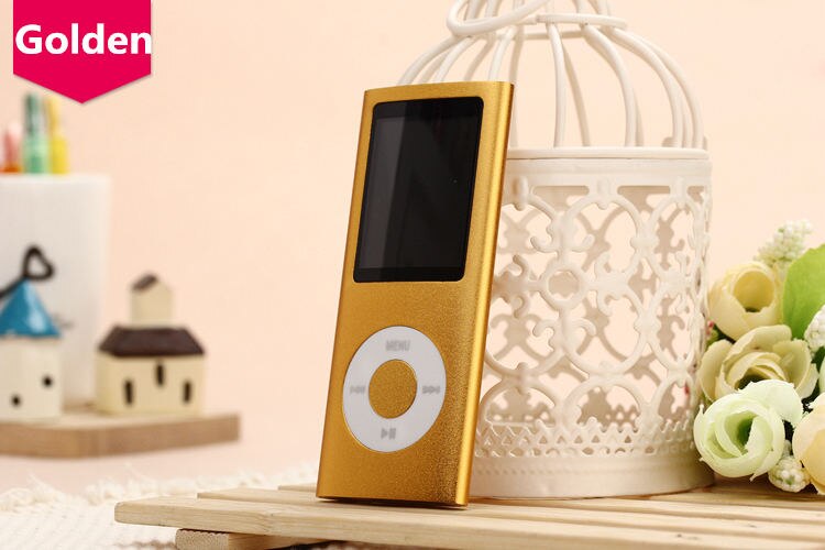 MPLSBO Slim MP3 MP4 Music Player 1.8 pollice Schermo LCD 16 GB 32 GB di Memoria FM Radio Video Player con Availabe: Oro / 32GB