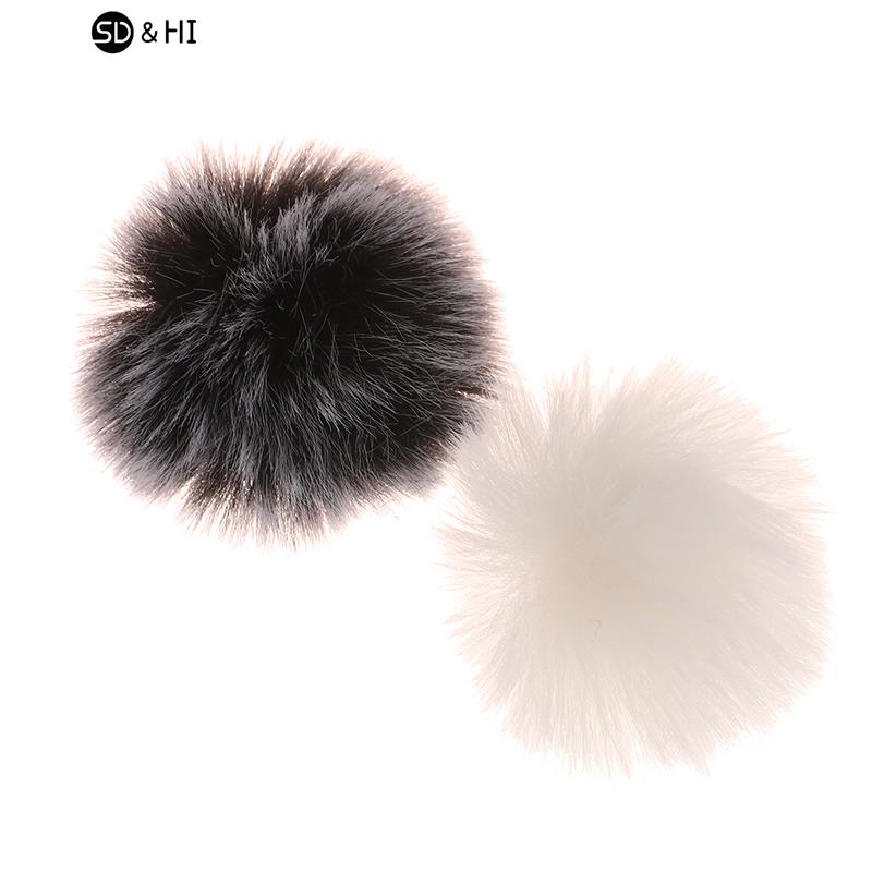 2 Kleuren Universele Revers Microfoon Zachte Harige Voorruit Windscherm Windscherm Zachte Comfortabele Revers Lavalier Microfoons Hoes