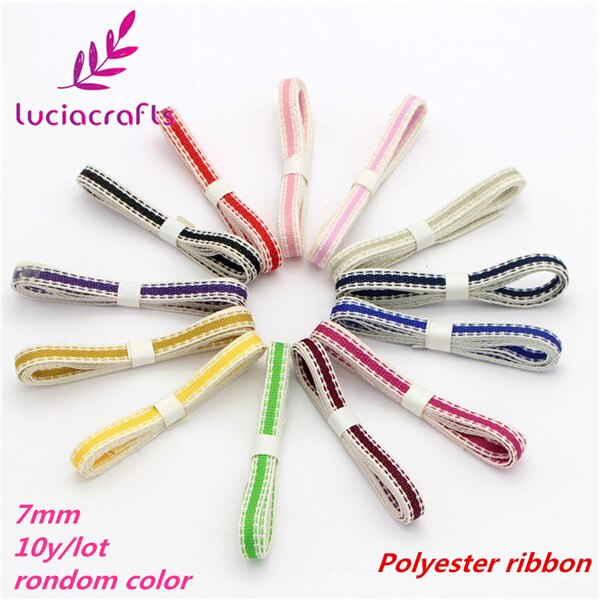 ! Lucia ambachten Multi stijlen Lint Grosgrain Satijn Hennep Linten DIY Cadeaupapier Bruiloft Decor Materialen T0315: Style 3  10yards