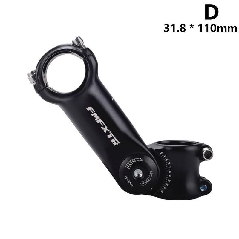 Mtb justerbar vinkel cykelstyr frempind stigerør aluminiumsgaffel frempind mountain front tilbehør alu cykel frempind højde tilpasse  v0 t 1: 31.8 x 110mm( d)