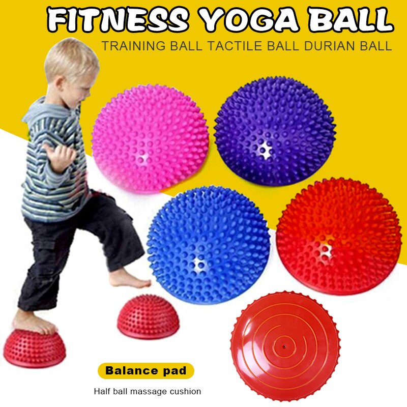 Halve Bol Yoga Ballen Pvc Massage Oefeningen Trainer Balanceren Bal Voor Gym Pilates Sport Fitness MSU88