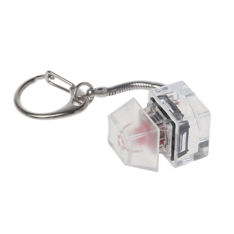 1PC Gateron MX Switch Mechanical Switch Keychain For Keyboard Switches Tester Kit Without LED Light Toys Stress Relief