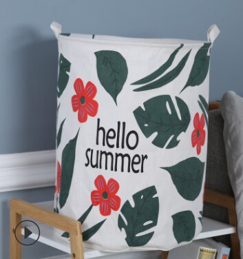 Panier de rangement pour vêtements sales, 1 pièce, Art du tissu, géométrie pliante, seau de rangement pour vêtements sales, jouets, linge, 40x50cm: 07