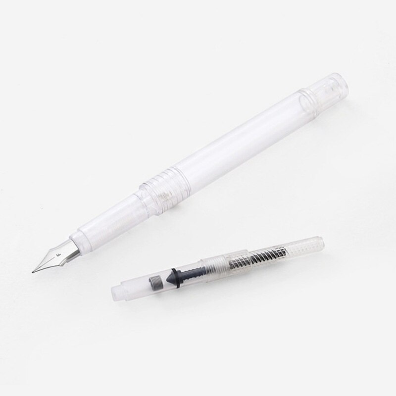 Transparent Fountain pen Crystal impression Extra fine nib ink pens calligraphy writing Stationery Office school supplies A6215