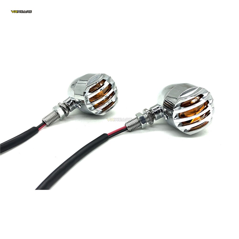 General Bullet Motorcycle Turn Signal Tail Light Bobber Chopper Cafe Racer Indicator Lamp for Harley Davidson Dyna Street Glide