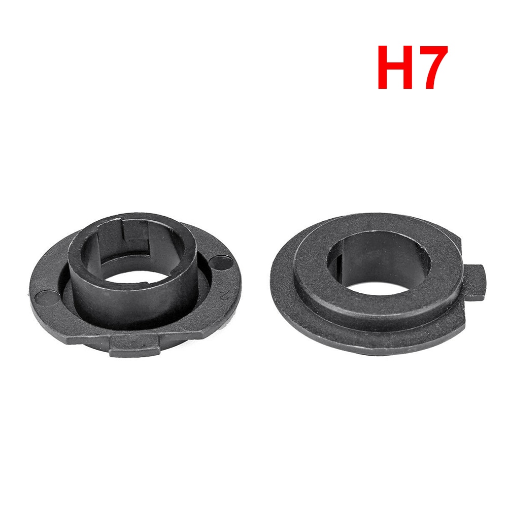 Adaptador de Base para bombillas de faros LED de coche, 2 uds., soporte de retención 9004/9005/H13/H11/H7/H4/H3/H1: H7